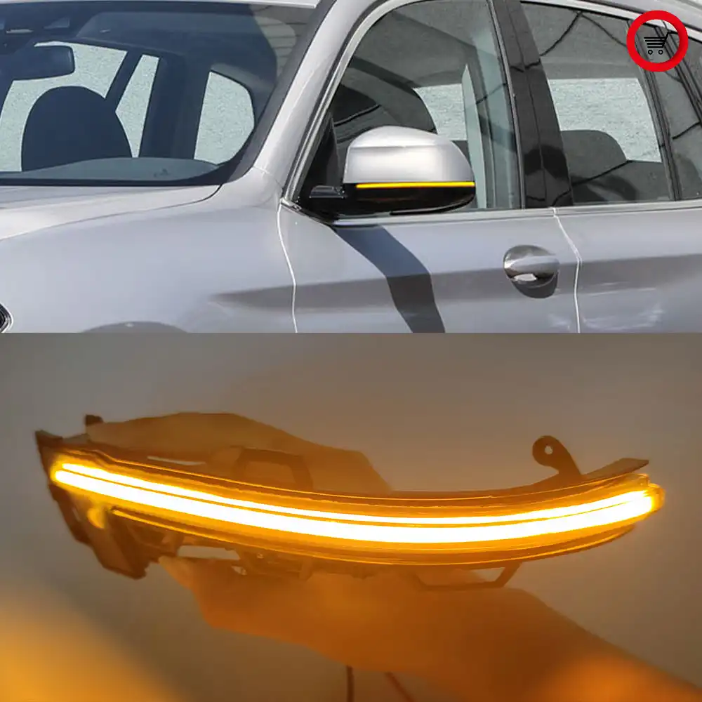BMW X3/X4 G01/G02 სარკის LED დინამიკური ციმციმა (2018–2025) | პავაროტნიკი 2